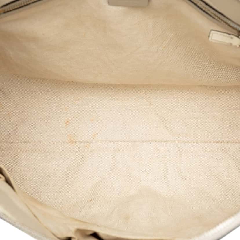Gucci GG Canvas Web Mayfair Satchel Beige Good condition - Model View
