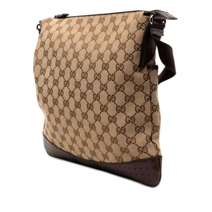 Gucci GG Canvas Crossbody Beige Very good condition - Back View