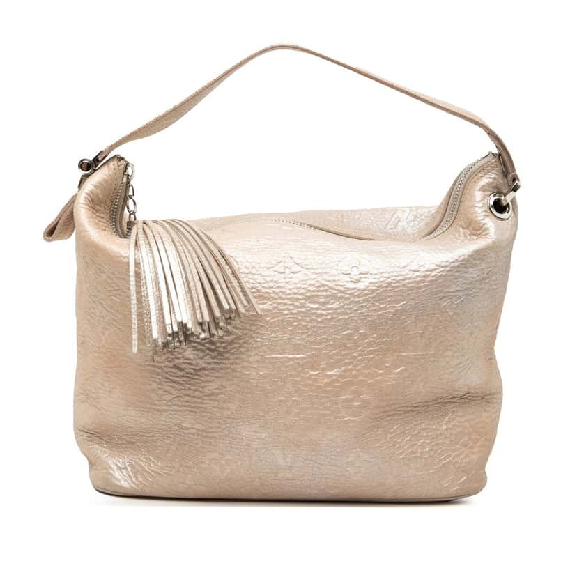 Louis Vuitton Monogram Shimmer Halo Gold Leather Very good condition - Front View