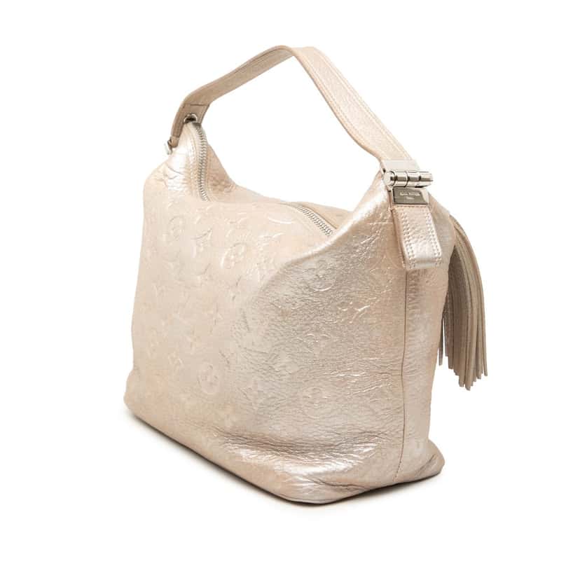 Louis Vuitton Monogram Shimmer Halo Gold Leather Very good condition - Back View