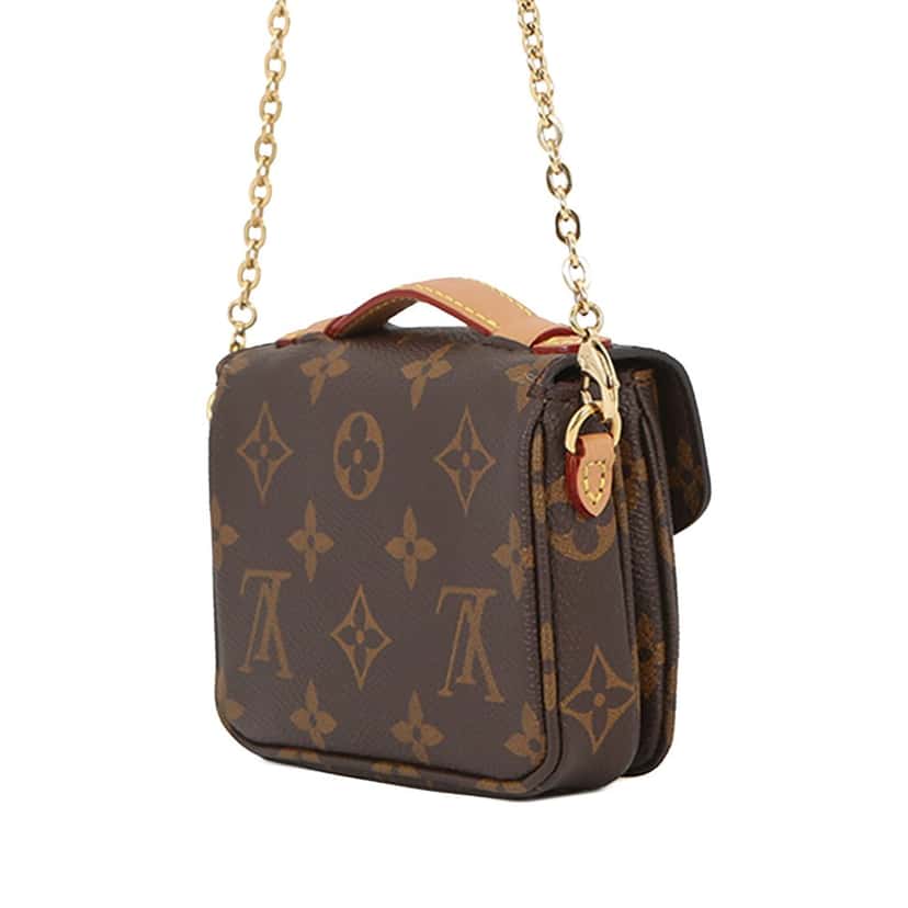 Louis Vuitton Monogram Micro Metis Brown Very good condition - Back View