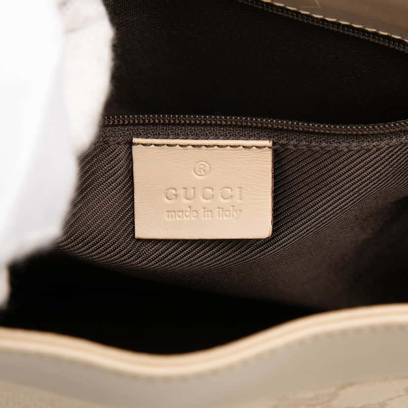 Gucci GG Canvas Shoulder Bag Beige Very good condition - Box View