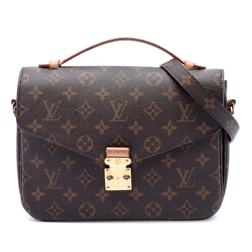 Louis Vuitton Monogram Pochette Metis Brown Very good condition - Front View