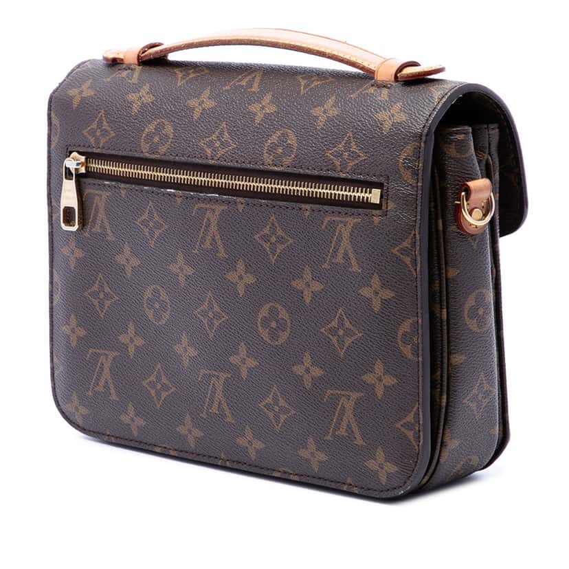 Louis Vuitton Monogram Pochette Metis Brown Very good condition - Back View