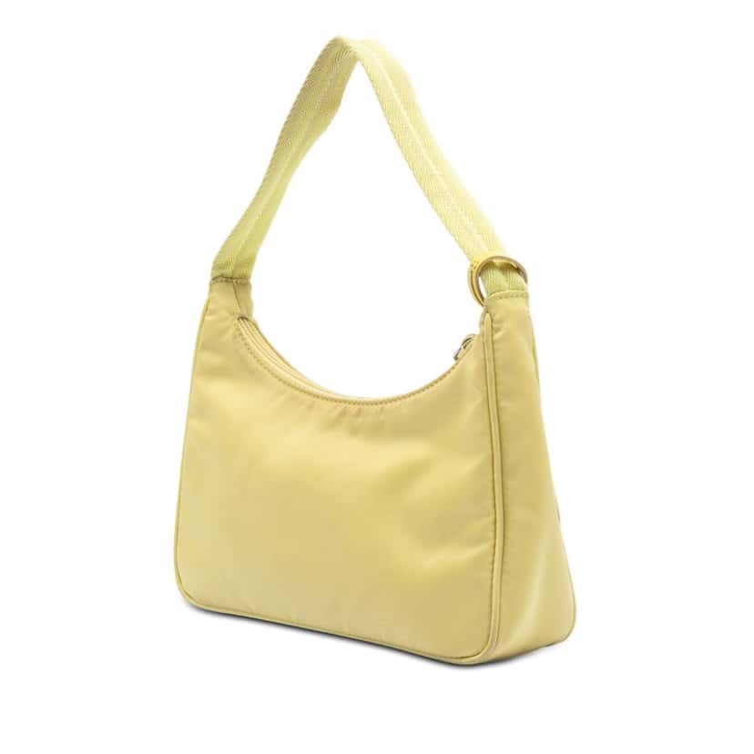 Prada Mini Tessuto Re Edition 2000 Shoulder Bag Yellow Very good condition - Back View