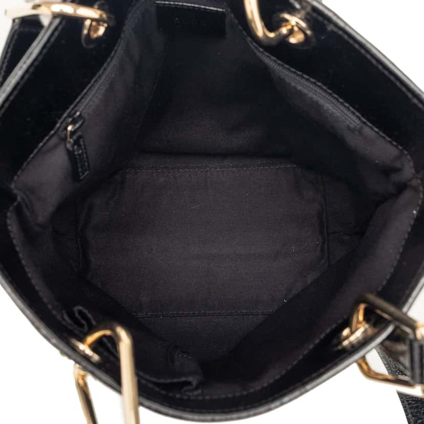 Gucci GG Canvas Eclipse Tote Black Very good condition - Model View
