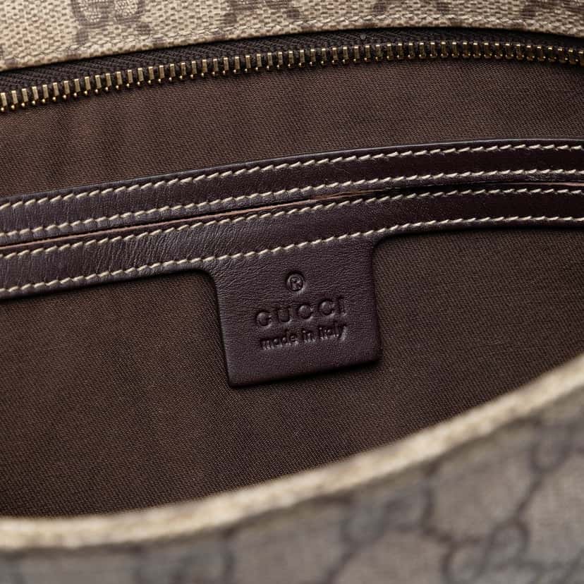 Gucci GG Supreme Crossbody Beige Very good condition - Box View