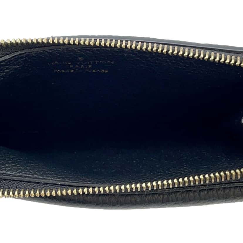 Louis Vuitton Monogram Empreinte Recto Verso Card Holder Black Leather Very good condition - Model View