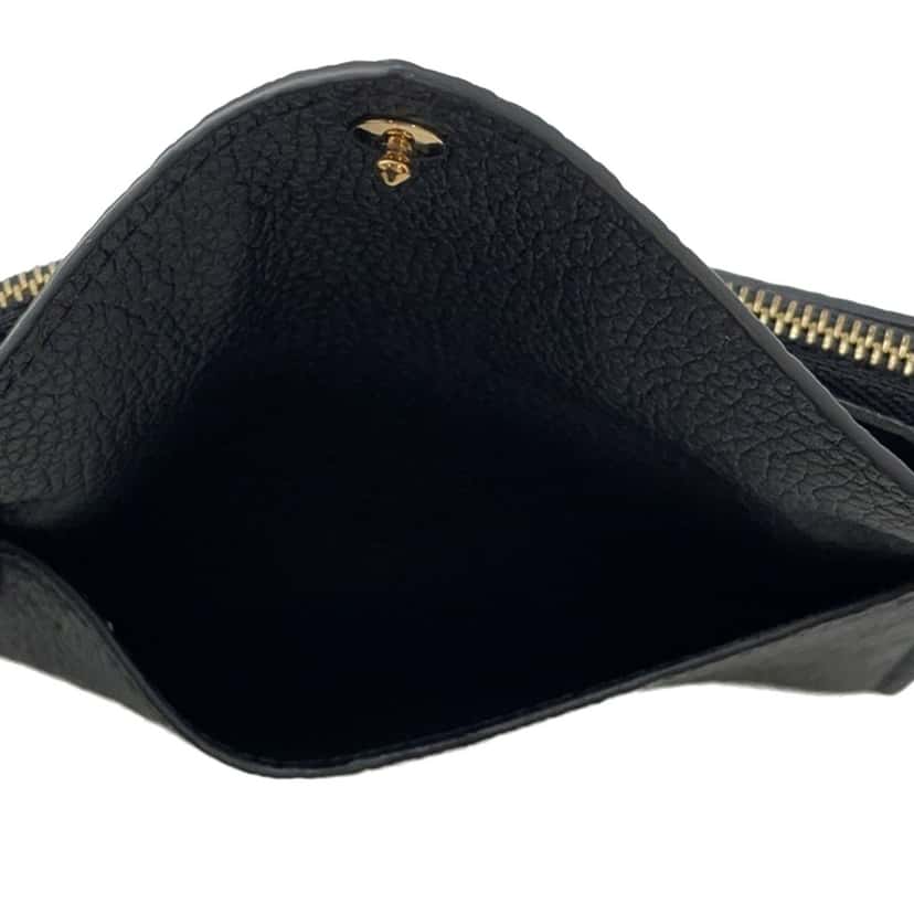 Louis Vuitton Monogram Empreinte Recto Verso Card Holder Black Leather Very good condition - Box View