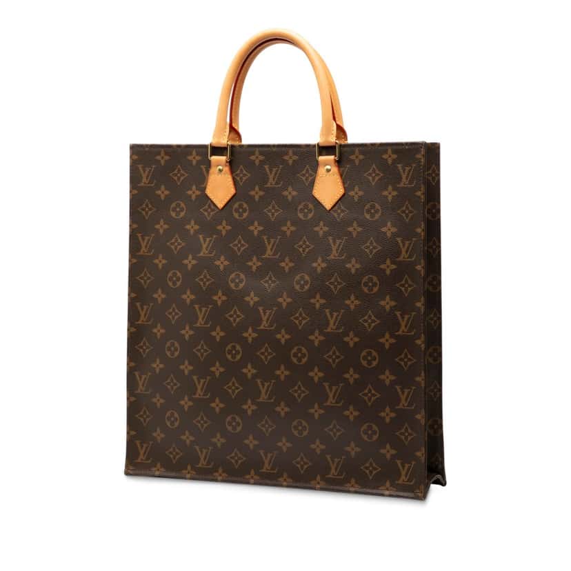 Louis Vuitton Monogram Sac Plat Brown Very good condition - Back View