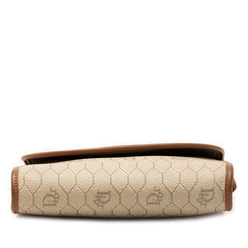 Dior Honeycomb Coated Canvas Crossbody Beige Very good condition - Inside View
