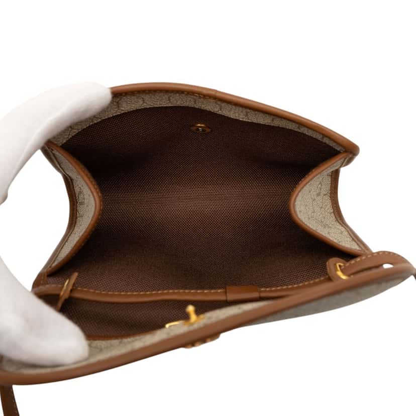 Dior Honeycomb Coated Canvas Crossbody Beige Very good condition - Model View