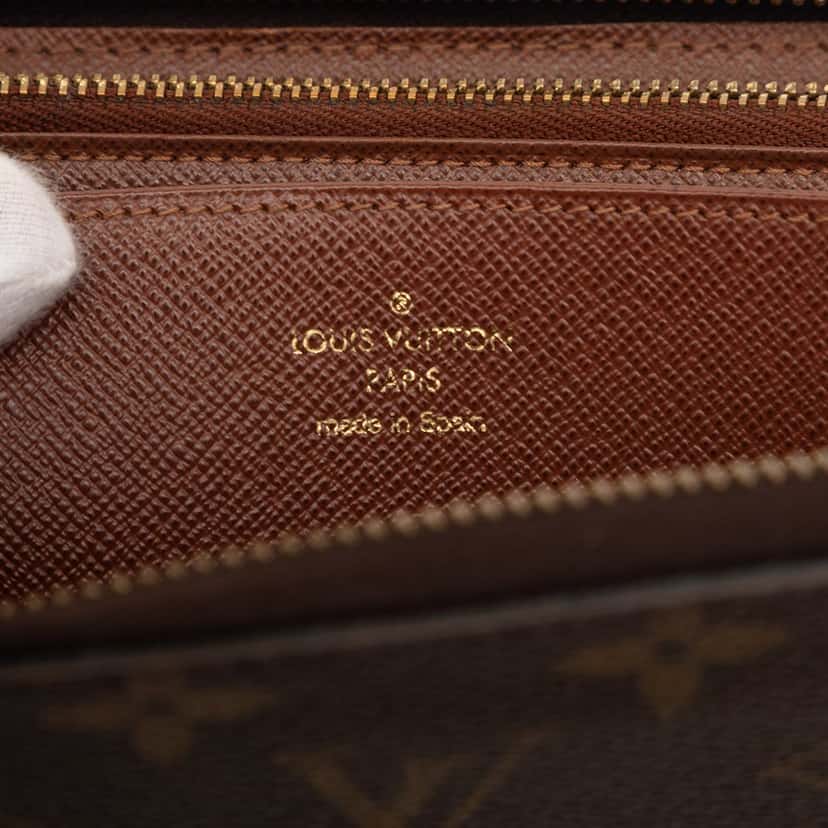 Louis Vuitton Monogram Zippy Long Wallet Brown Very good condition - Box View