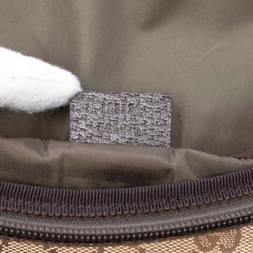 Gucci GG Canvas Diaper Bag Beige Very good condition - Box View