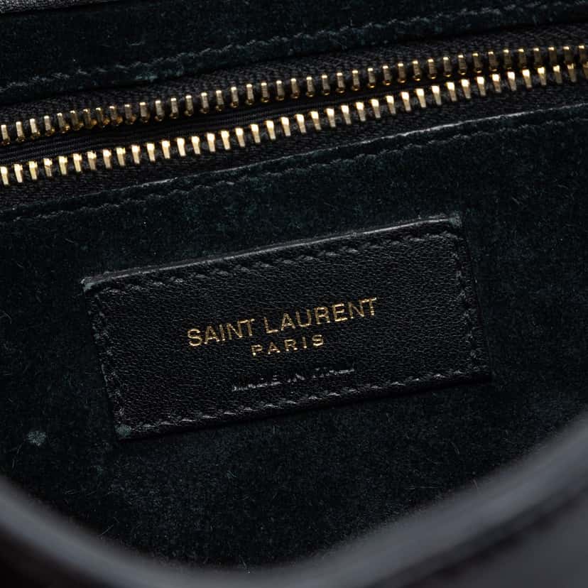 Saint Laurent Patent  Le 5 a 7 Black Leather Very good condition - Box View