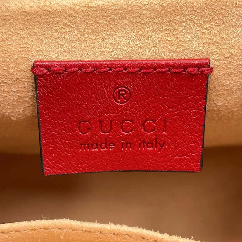 Gucci Mini GG Marmont Matelasse Calfskin Torchon Top Handle Bag Black Leather Very good condition - Box View