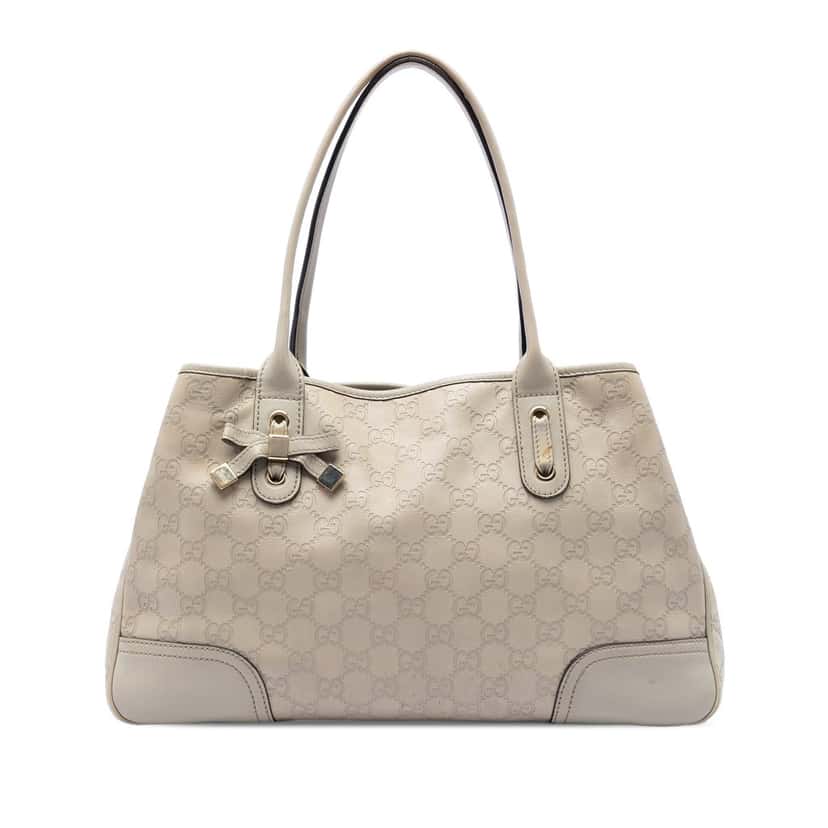 Gucci Guccissima Princy Tote Brown Leather Very good condition - Front View