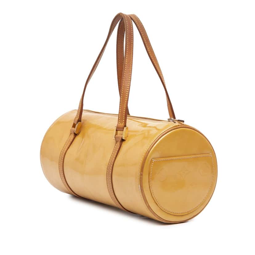 Louis Vuitton Monogram Vernis Bedford Yellow Leather Good condition - Back View