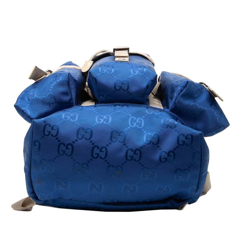 Gucci GG Nylon Off The Grid Backpack Blue Very good condition - Inside View