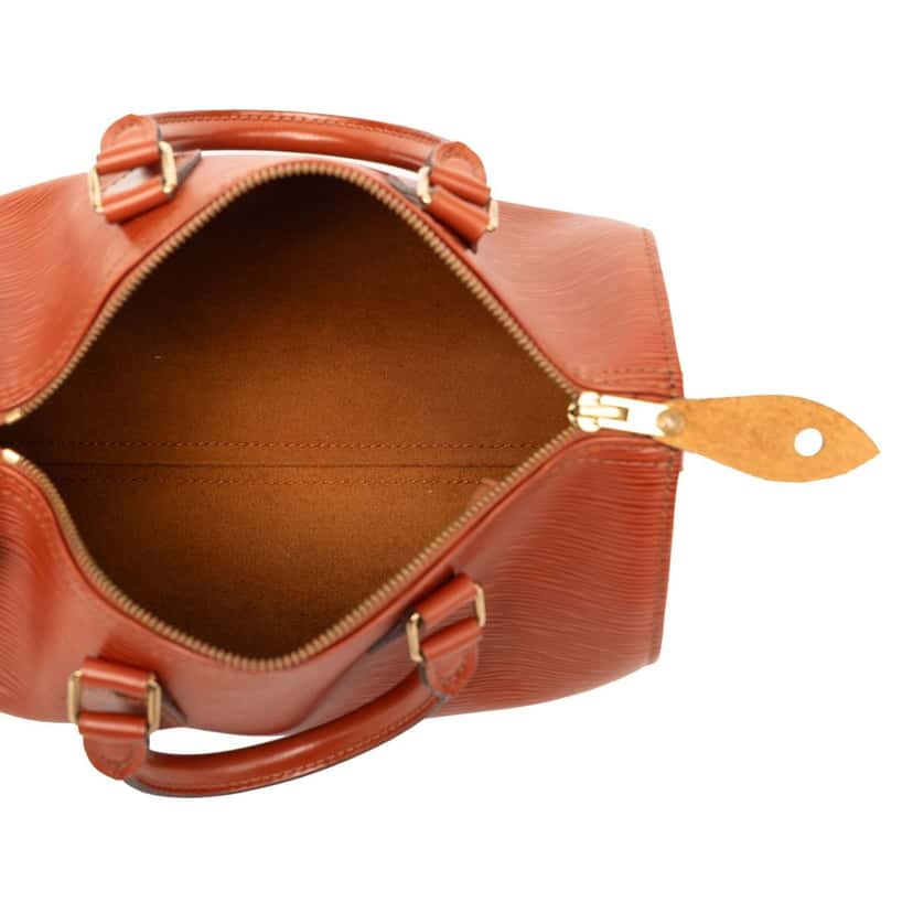 Louis Vuitton Epi Speedy 25 Brown Leather Very good condition - Model View