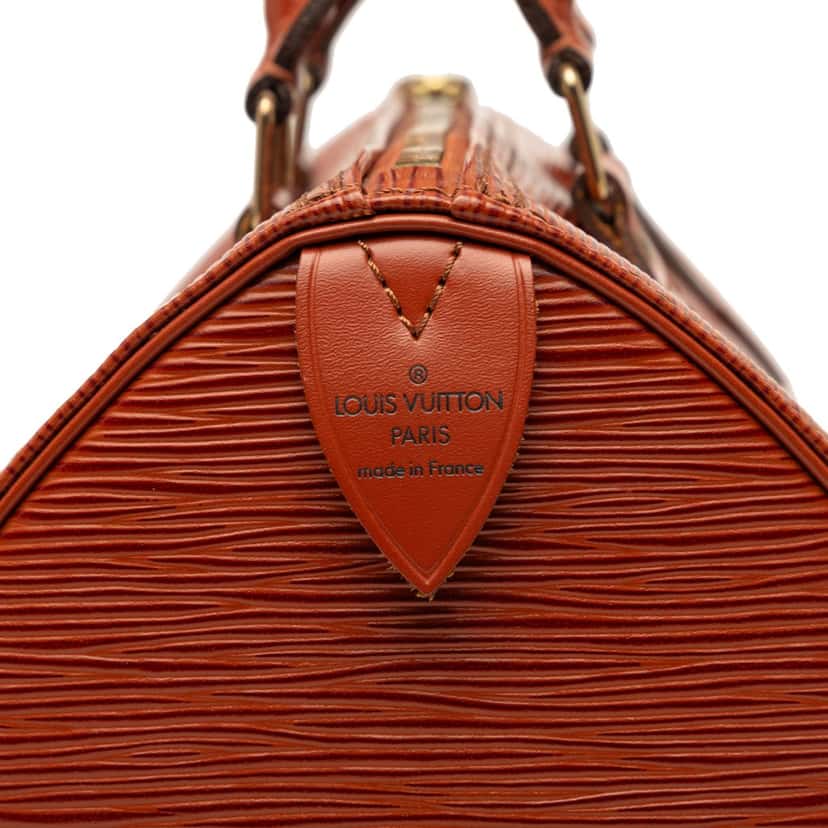 Louis Vuitton Epi Speedy 25 Brown Leather Very good condition - Box View