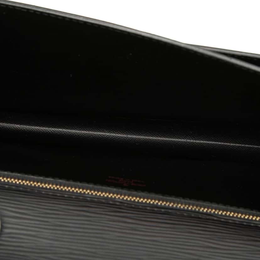 Louis Vuitton Epi Pochette Sellier Dragonne Black Leather Very good condition - Model View