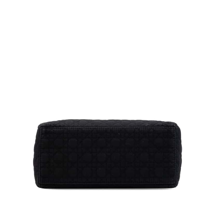 Dior Medium Nylon Microcannage Lady Dior Black Very good condition - Inside View