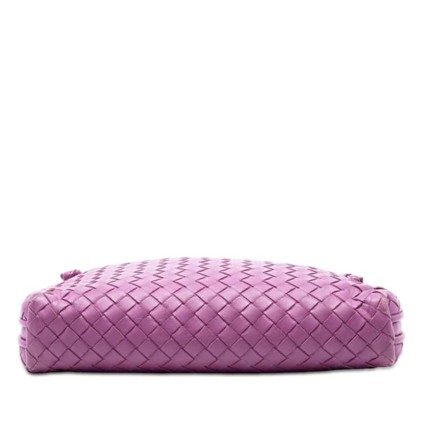 Bottega Veneta Nappa Intrecciato Nodini Crossbody Pink Leather Very good condition - Inside View