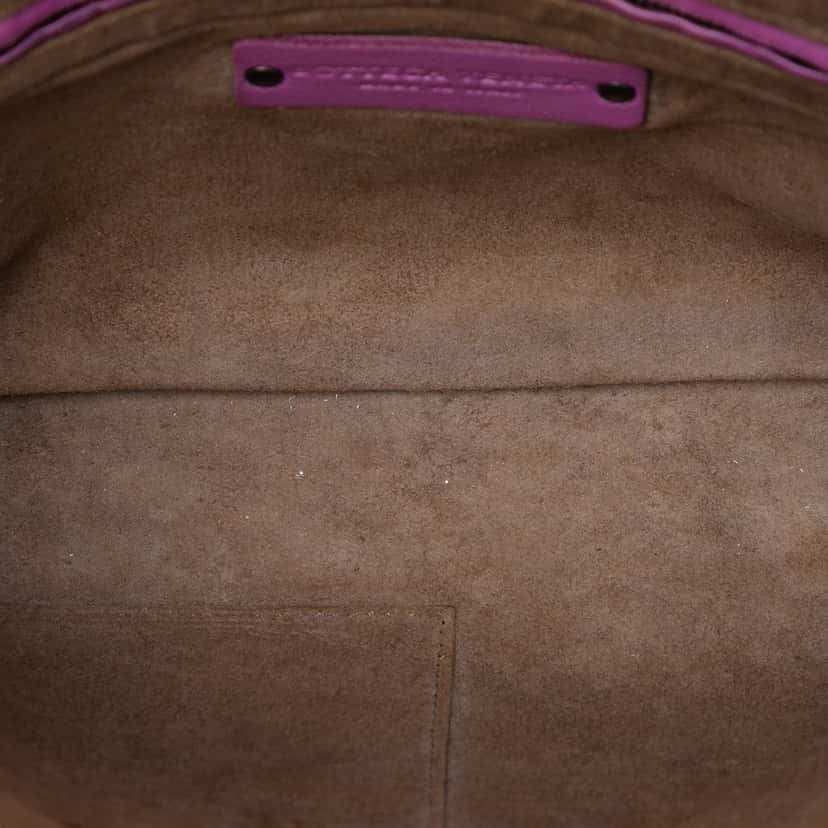 Bottega Veneta Nappa Intrecciato Nodini Crossbody Pink Leather Very good condition - Model View