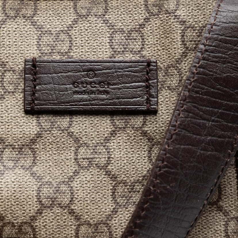 Gucci GG Supreme Tote Beige Very good condition - Box View
