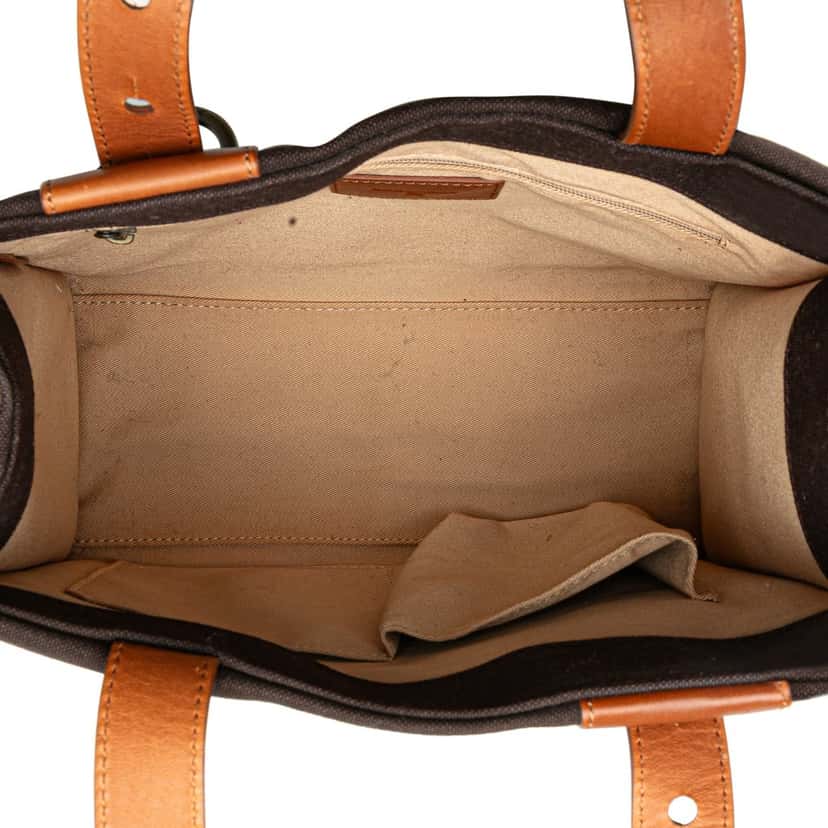 Burberry Canvas Tote Brown Very good condition - Model View