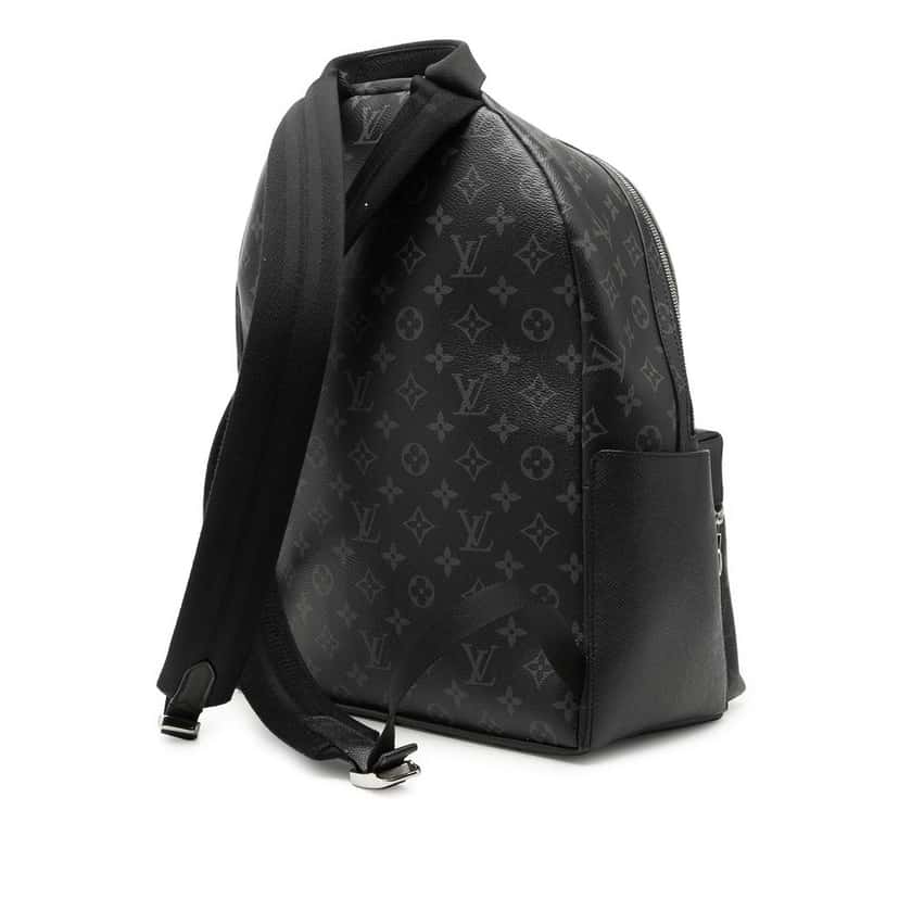 Louis Vuitton Monogram Taigarama Discovery Backpack Black Very good condition - Back View