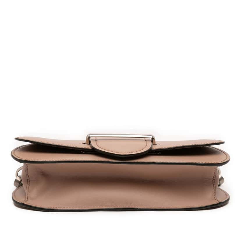 Prada Saffiano and City Calf Sidonie Crossbody Brown Leather Very good condition - Inside View