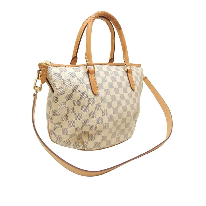 Louis Vuitton Damier Azur Riviera PM White Very good condition - Back View