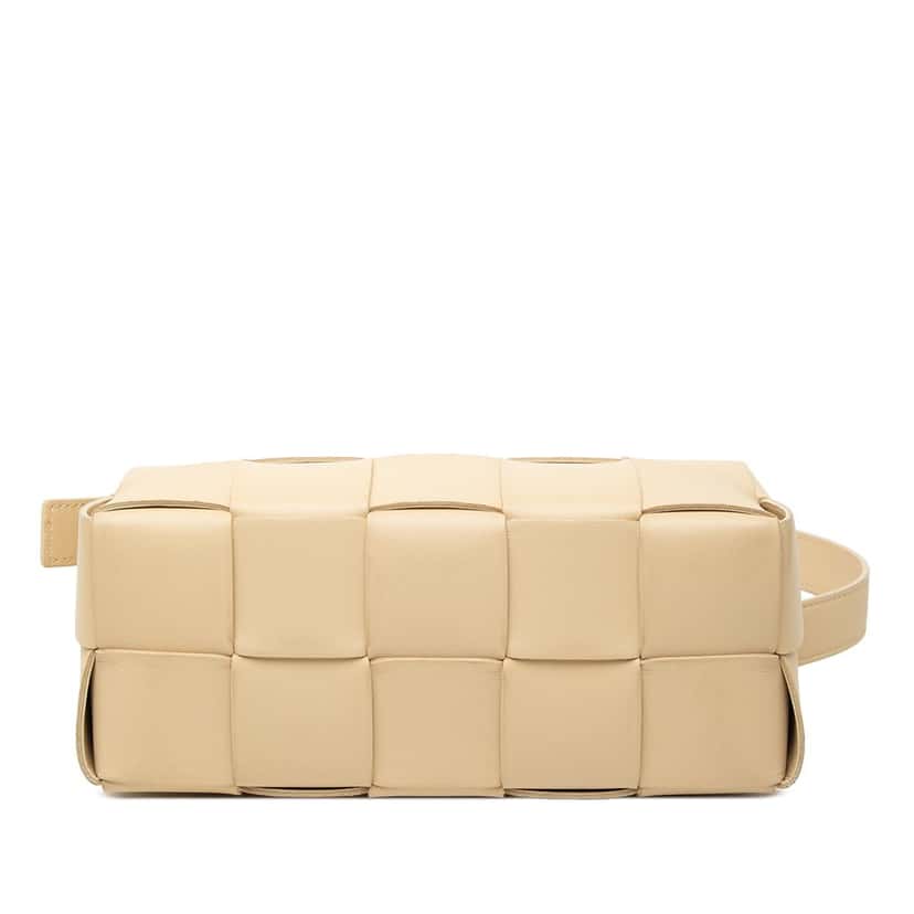 Bottega Veneta Small Nappa Intrecciato Brick Cassette Brown Leather Very good condition - Inside View