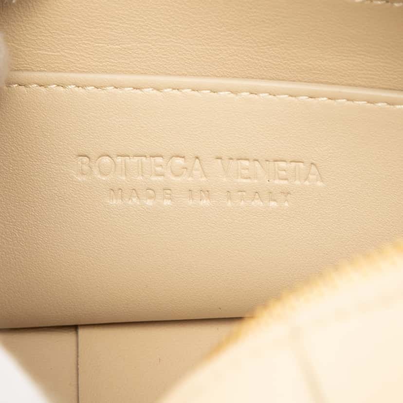 Bottega Veneta Small Nappa Intrecciato Brick Cassette Brown Leather Very good condition - Box View