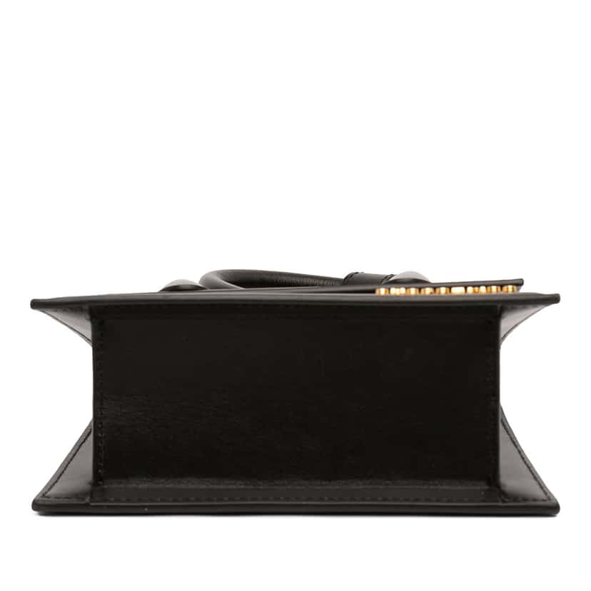 Jacquemus Leather Le Chiquito Noeud Black Leather Very good condition - Inside View