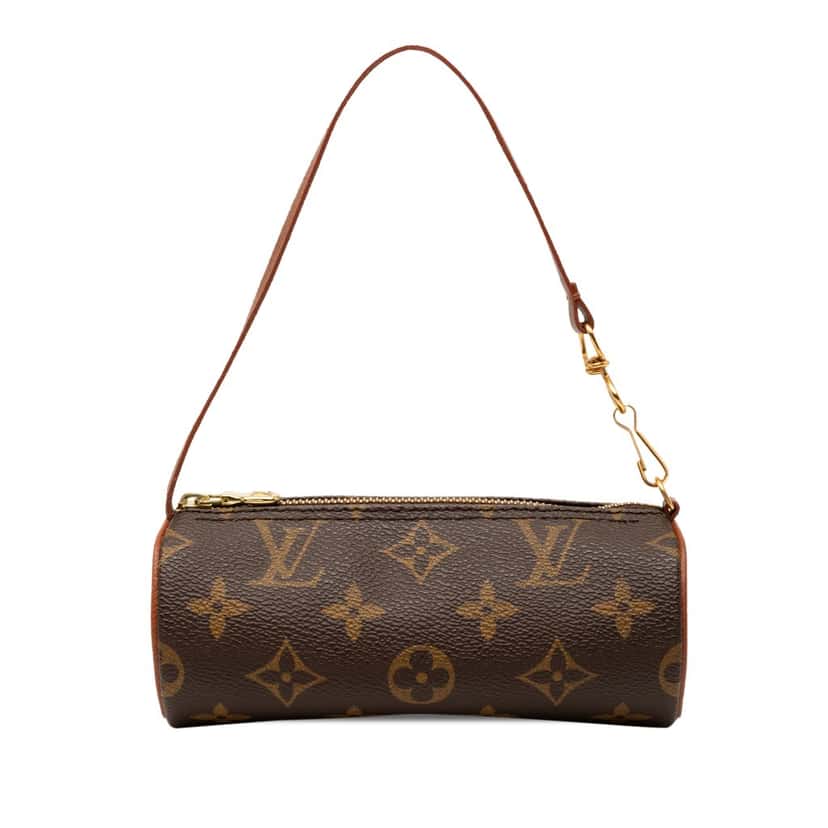 Louis Vuitton Monogram Papillon Pochette Brown Very good condition - Front View
