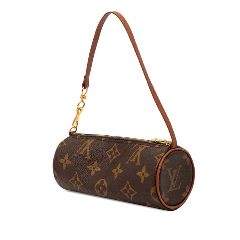 Louis Vuitton Monogram Papillon Pochette Brown Very good condition - Back View