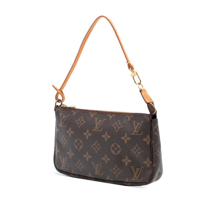 Louis Vuitton Monogram Pochette Accessoires Brown Very good condition - Back View