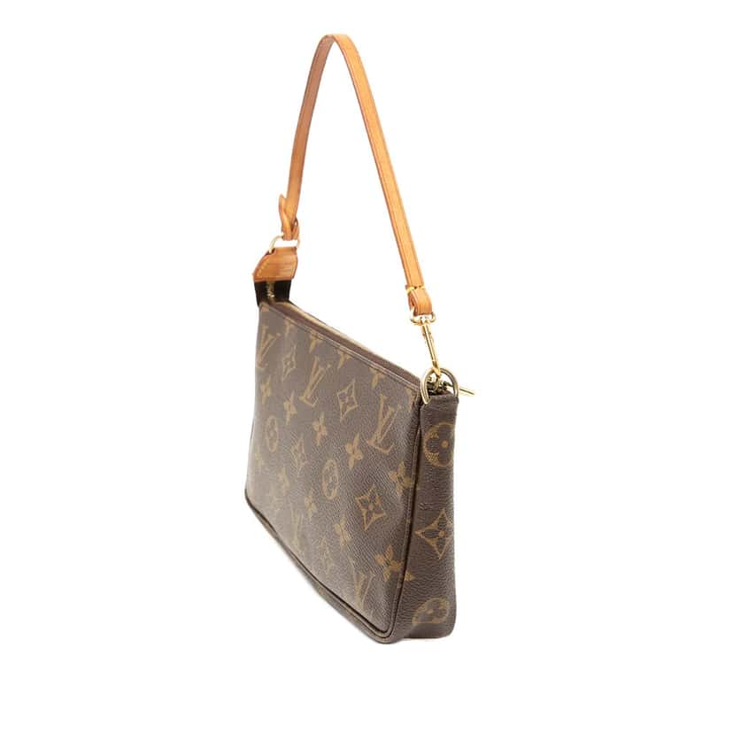 Louis Vuitton Monogram Pochette Accessoires Brown Very good condition - Back View
