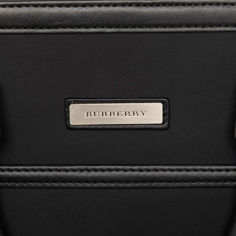 Burberry Nylon Business Bag Black Very good condition - Box View