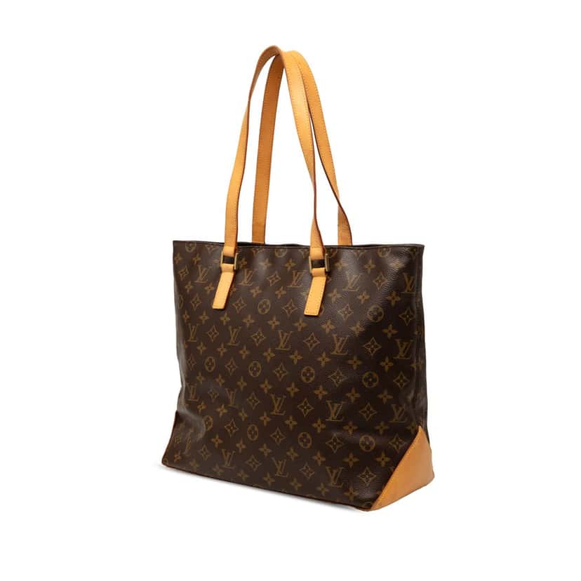 Louis Vuitton Monogram Cabas Mezzo Brown Very good condition - Back View