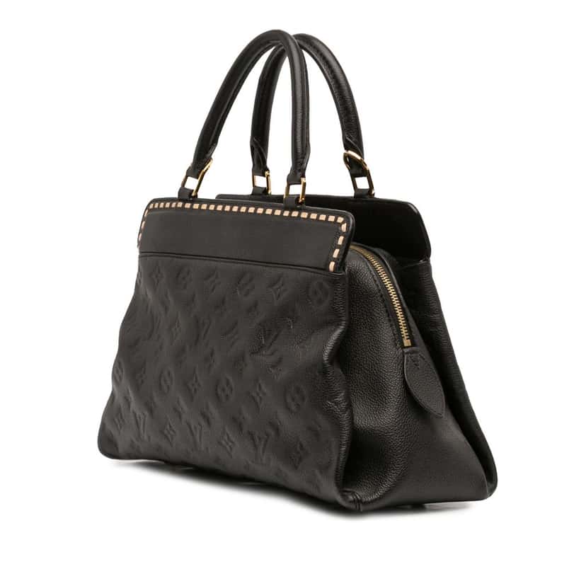 Louis Vuitton Monogram Empreinte Vosges MM Black Leather Very good condition - Back View