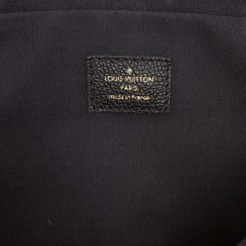 Louis Vuitton Monogram Empreinte Vosges MM Black Leather Very good condition - Box View