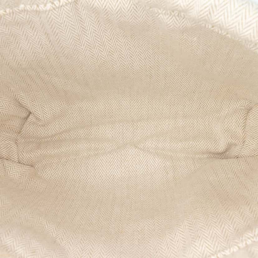 Hermès Toile and Barenia Fourbi 20 Pouch Beige Very good condition - Model View