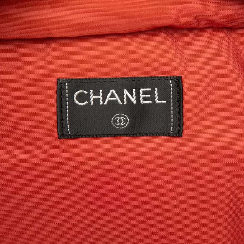 Chanel Old Travel Line Nylon Travel Bag Black Very good condition - Box View