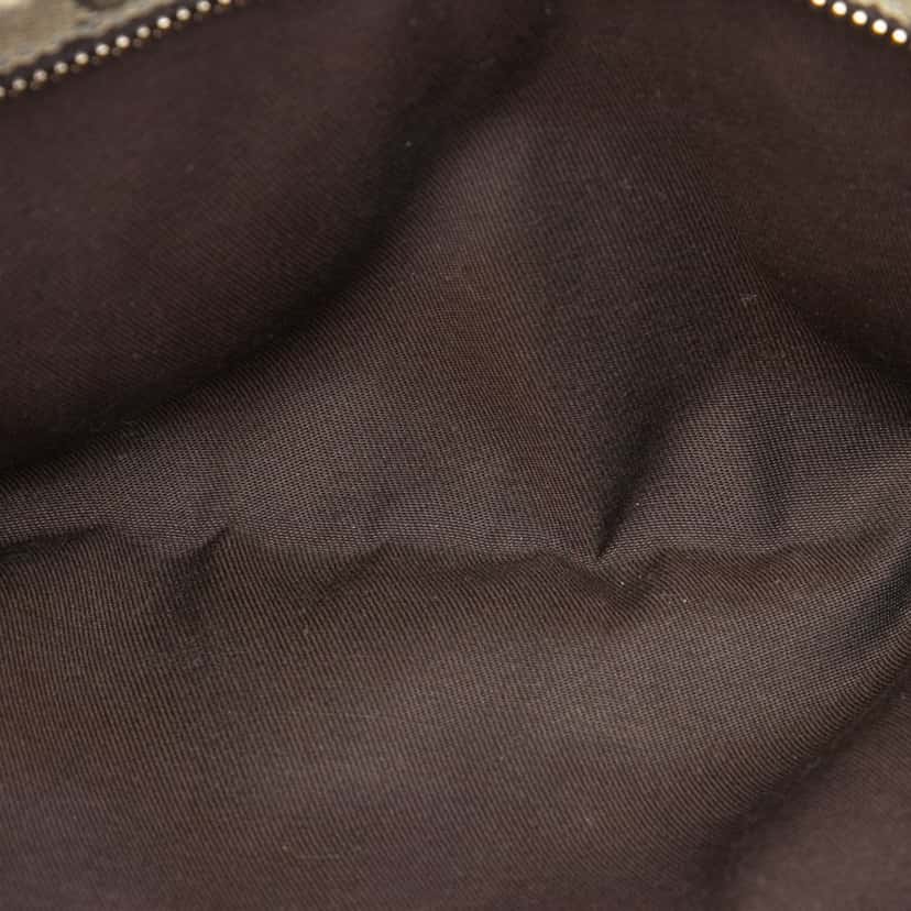 Gucci GG Canvas Web Double Pocket Belt Bag Beige Very good condition - Model View