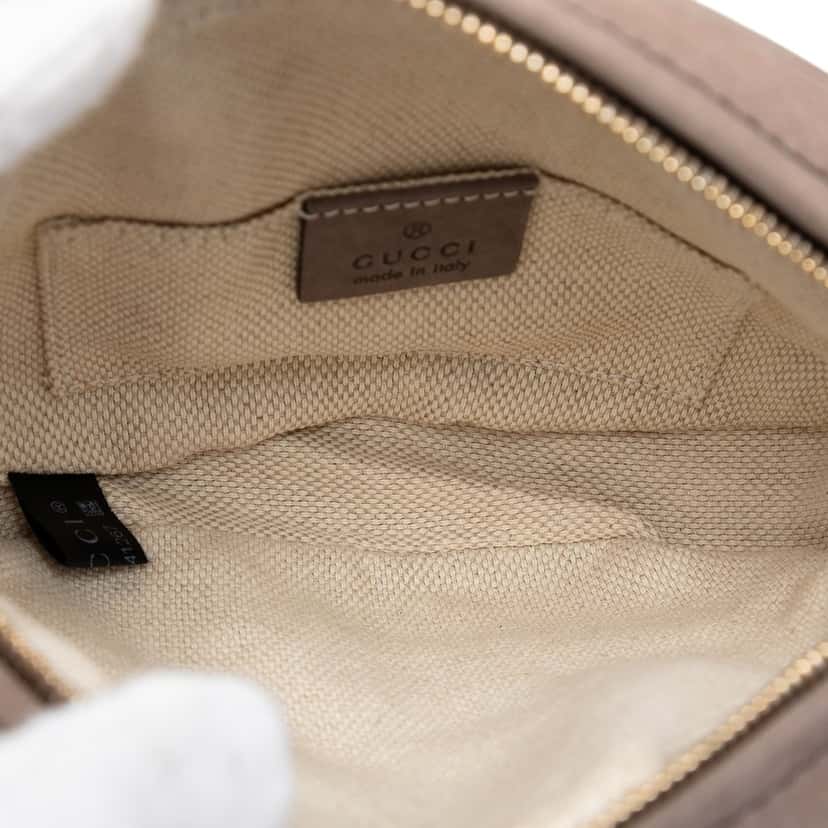 Gucci Mini Nubuck Soho Chain Crossbody Brown Leather Very good condition - Model View