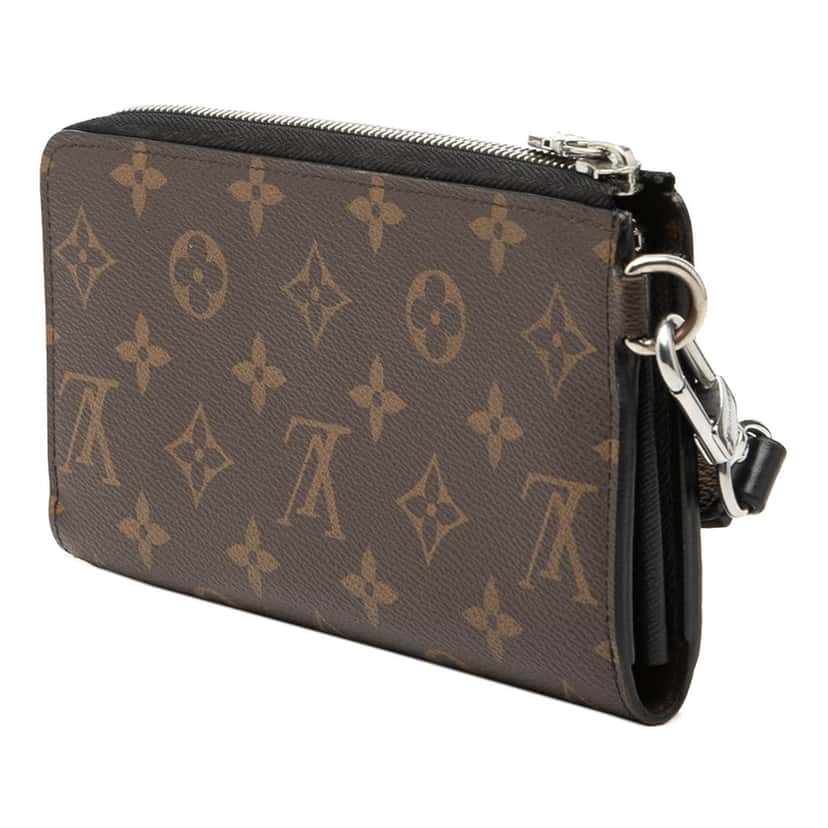 Louis Vuitton Monogram Dragonne Zippy Wallet Brown Very good condition - Back View